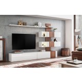 Living Quill Alb Lucios + Nuc 250x40x160 cm
