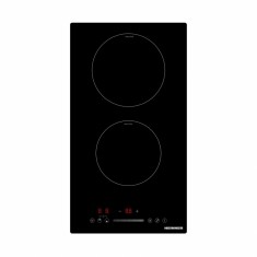 Plita incorporabila Heinner HBHI-M2ZBSTC, Inductie, 2 zone de gatit, Boost, Control touch, Timer, Protectie copii, Indicator caldura reziduala, 30 cm,