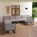 vidaXL Set mobilier de grădină, 8 piese, lemn masiv de pin 3075976