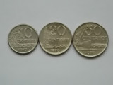 LOT 3 MONEDE DIFERITE BRAZILIA-10,20,50 CENTAVOS-1970