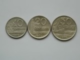 LOT 3 MONEDE DIFERITE BRAZILIA-10,20,50 CENTAVOS-1970, America Centrala si de Sud