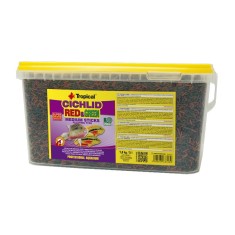 TROPICAL Cichlid Red/Green Medium Sticks eledel sugernek 5L/1,8kg foto