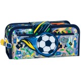 Cumpara ieftin Penar dreptunghiular Fun Time 2 in 1, Tiger Family, motiv Football World
