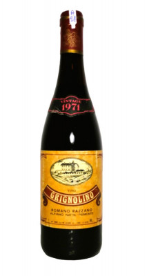 A 138-vin ROSU GRIGNOLINO DEL PIEMONTE, recoltare VINTAGE 1971 CL 72, GR 12,2 foto