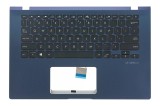 Carcasa superioara cu tastatura palmrest Laptop, Asus, VivoBook 14 F409F, F409FA, 90NB0Q94-R33US0, 13NB0MS4P02024-3, 39XKPTAJN60, FBXKP010010, X409JA-