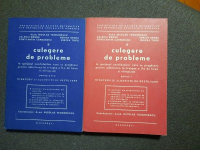 Culegere de probleme 1, 2- Nicolae Teodorescu RF19/3 foto