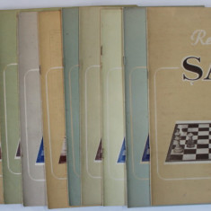 REVISTA DE SAH , ORGAN AL FEDERATIEI ROMANE DE SAH , ANUL IX , COMPLET , SET DE 12 NUMERE SUCCESIVE , IANUARIE - DECEMBRIE , 1958