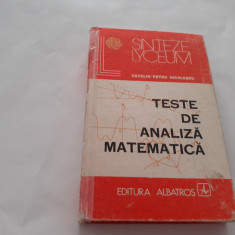TESTE DE ANALIZA MATEMATICA CATALIN PETRU NICOLESCU--RF4/3