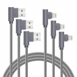 Cablu Lightning de 10 ft certificat M Cablu de &icirc;ncărcare pentru iPhone Cablu de