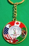 Breloc metalic fotbal -FIFA Campionatul Mondial de Fotbal 2026 SUA-MEXIC-CANADA - produs nou