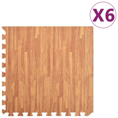 vidaXL Saltele de exerciții, 6 buc., fibră lemnoasă, 2,16 ㎡, spumă EVA 92458 foto