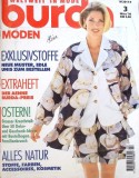 Burda 3/1994: Revista de Croitorie cu Tipare (Germana, Moda Anii &#039;90)