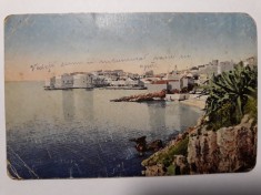 CARTE POSTALA WWI - EXPEDIATA IN ROMANIA DIN DUBROVNIK - ANUL 1918
