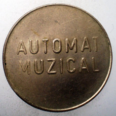 1.567 ROMANIA JETON MCI AUTOMAT MUZICAL TONOMAT 25mm