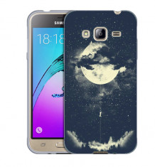 Husa Samsung Galaxy J3 si J3 2016 J320 Silicon Gel Tpu Model Moon Climbing foto