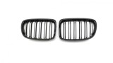 Set 2 grile duble, negru lucios, M Design pentru BMW X1 E84