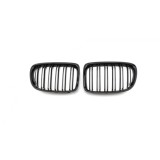 Set 2 grile duble, negru lucios, M Design pentru BMW X1 E84