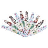 Cumpara ieftin Set 10 Pile Unghii granulatia 120/180 Christmas Special Edition 03- SensoPRO Milano
