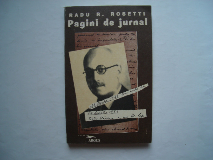 Pagini de jurnal - Radu R. Rosetti