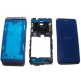 Carcasa HTC Desire 610 Albastra Originala (Fara Touchscreen) - Carcasa Completa Telefon