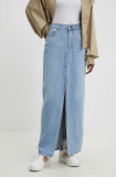 Answear Lab fusta jeans maxi, drept