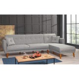 Cumpara ieftin Coltar dreapta extensibil Aria Gri 277x86x175 cm
