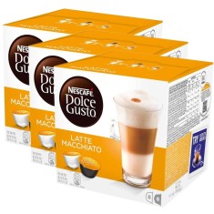 Set 3 x Capsule Nescaf&eacute; Dolce Gusto Latte Macchiato, 48 capsule, 549.6g