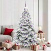 VidaXL Brad de Crăciun artificial cu 300 LED Verde 180 cm PE și PVC 3397620