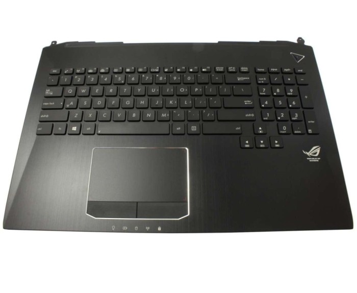 Tastatura Asus Negru G750JZ iluminata cu Palmrest si Touchpad