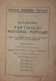 PROGRAMUL PARTIDULUI NATIONAL POPULAR