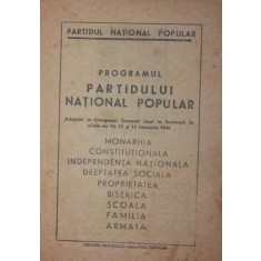 PROGRAMUL PARTIDULUI NATIONAL POPULAR