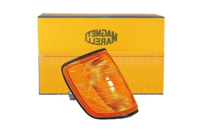 Lampa semnalizare fata Mercedes W124/E-Class, 08.1989-06.1996, montare fata, dreapta, Tip=USA; P21W; galben; Omologare: SAE; MAGNETI MARELLI foto