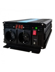 Invertor 12Vdc-230Vac 1000W+USB sinus pur TED
