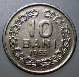 1.501 ROMANIA RPR 10 BANI 1955, Cupru-Nichel