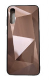 Huse telefon silicon si acril cu textura diamant Samsung Galaxy A70 , Roze, Alt model telefon Samsung, Maro