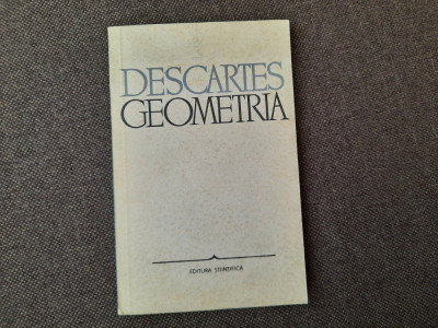 Rene Descartes &amp;ndash; Geometria ED STINTIFICA RFO foto