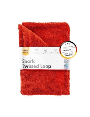 Prosop auto ultra absorbant Chemicalworkz Shark Twisted Loop Towel, 1400GSM rosu 60x40 cm
