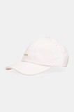 BOSS șapcă de baseball din bumbac culoarea roz, cu imprimeu, 50533367