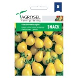 Seminte legume Agrosel, tomate Yellow Pearshaped, timpuriu, cultivare in ghiveci