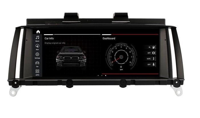 Navigatie Auto Multimedia cu GPS BMW X3 F25 X4 F26 NBT 2013 - 2016 Android 4 GB RAM si 64 GB ROM Waze Aplicatii Wi-Fi 4G Bluetooth Display 8.8&quot; IPS