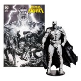 DC Page Punchers Figurina articulata Batman - Line Art Variant (Black Adam Comic &ndash; Gold Label) 18 cm