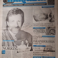 ziarul magazin 21 noiembrie 1996 - articol despre chuck norris