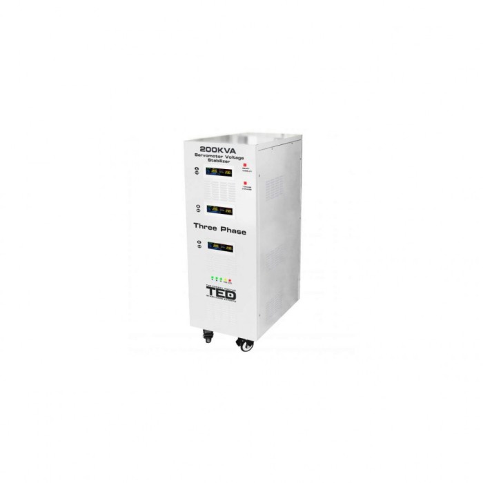 Stabilizator retea maxim 200KVA-SVC cu servomotor trifazat-trifazat TED003607