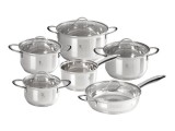 Cumpara ieftin Set Oale Inox 12 Piese Berlinger Haus BH 6661 Silver Jewellery, Inductie, Argintiu, Compatibil Masina de Spalat Vase