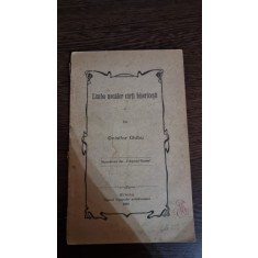Onisifor Ghibu - Limba noilor carti bisericesti