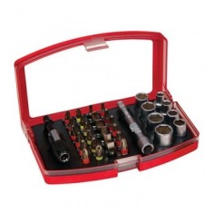 Set 34 biti si chei tubulare, Strend Pro EVE-12091, Crom Vanadium