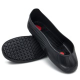 Suprapantofi de siguranță elastici, impermeabili, antiderapanti din cauciuc, protecție &ndash; Negru L (39-40)