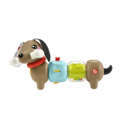 FISHER PRICE JUCARIE CATELUS DE ACTIVITATE PENTRU BEBELUSI CLICK AND SPIN foto