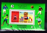 Sharjah 1970 Sport Soccer Football perf. sheet MNH DA.102