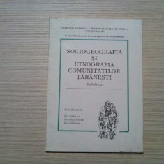 SOCIOGEOGRAFIA SI ETNOGRAFIA COMUNITATILOR TARANESTI - III - PATARLAGELE